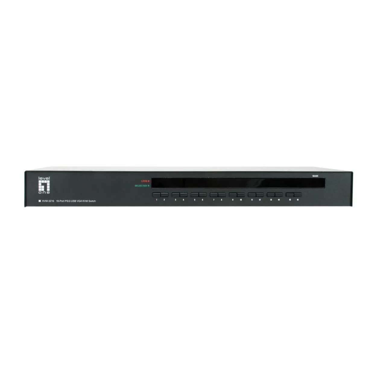 LevelOne KVM-3216 16-Port PS/2-USB VGA KVM Switch