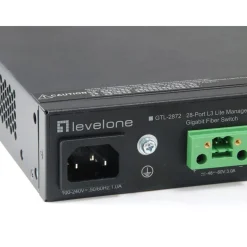 LEVELONE Switch 48,3cm 24x SFP GTL-2872 4xGE 4xSFP+