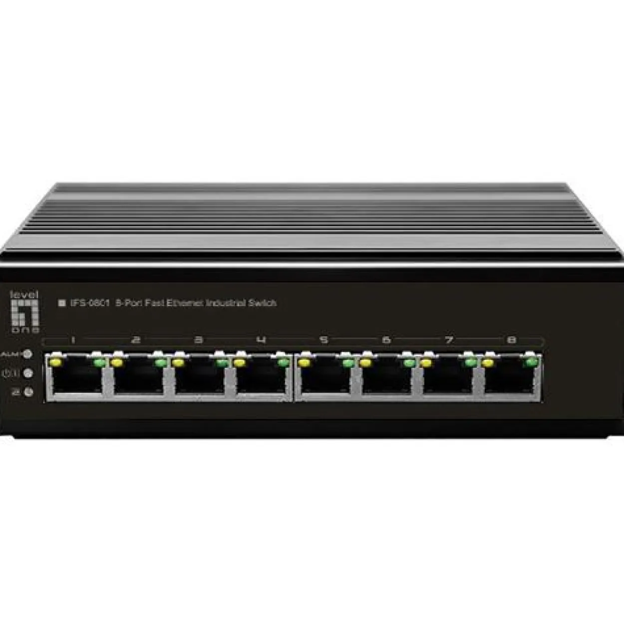 LevelOne Switch 8x FE IFS-0801 -30 Grad - + 65 Grad