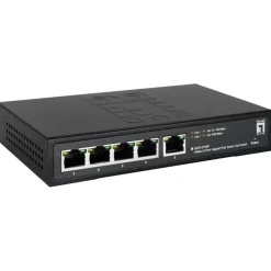 LevelOne Switch 5x GE GES-2105P Hilbert 60W 4xPoE+