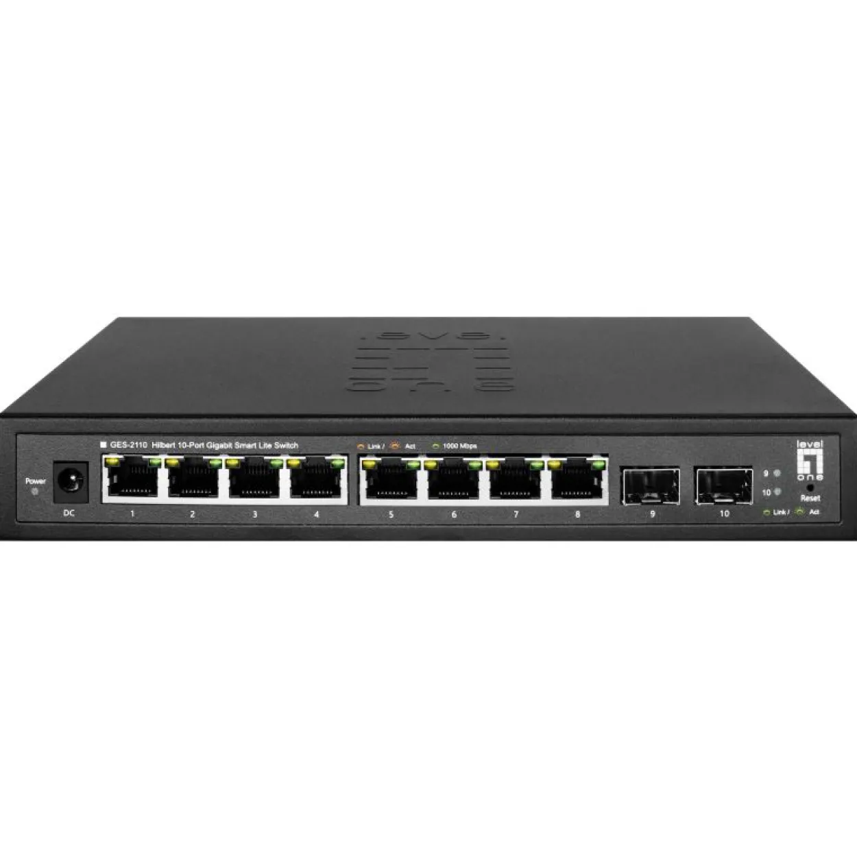 LevelOne Switch 8x GE GES-2110 2xGSFP Hilbert