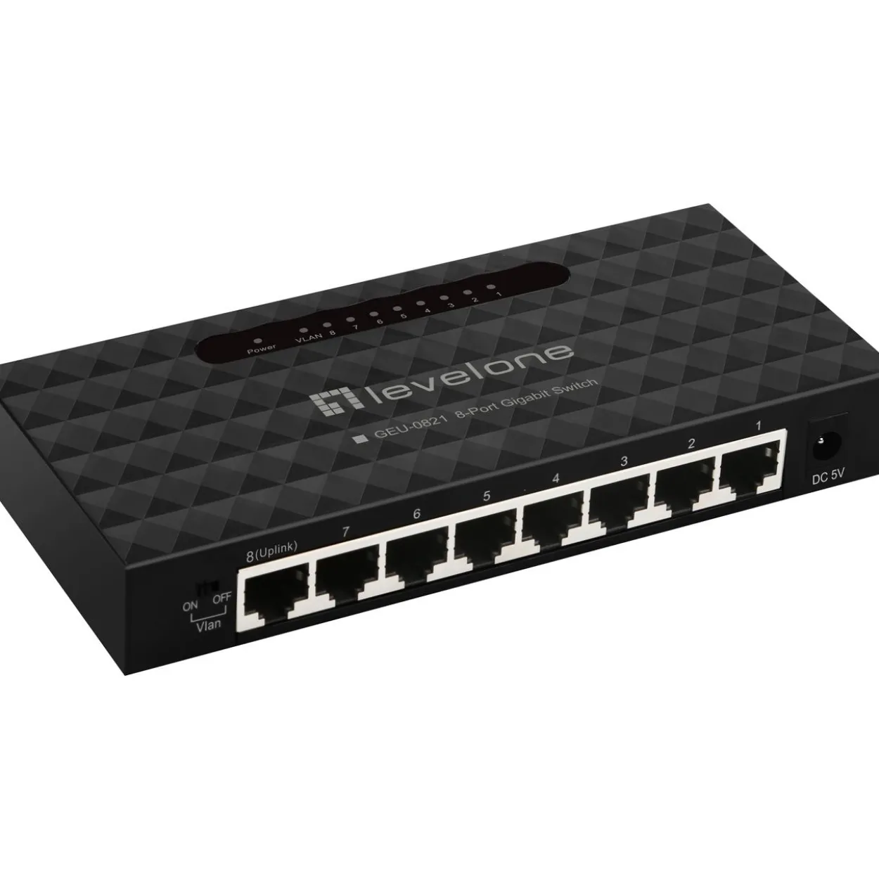 LevelOne Switch 8x GE GEU-0821