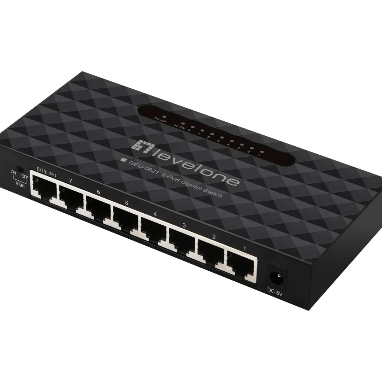LevelOne Switch 8x GE GEU-0821