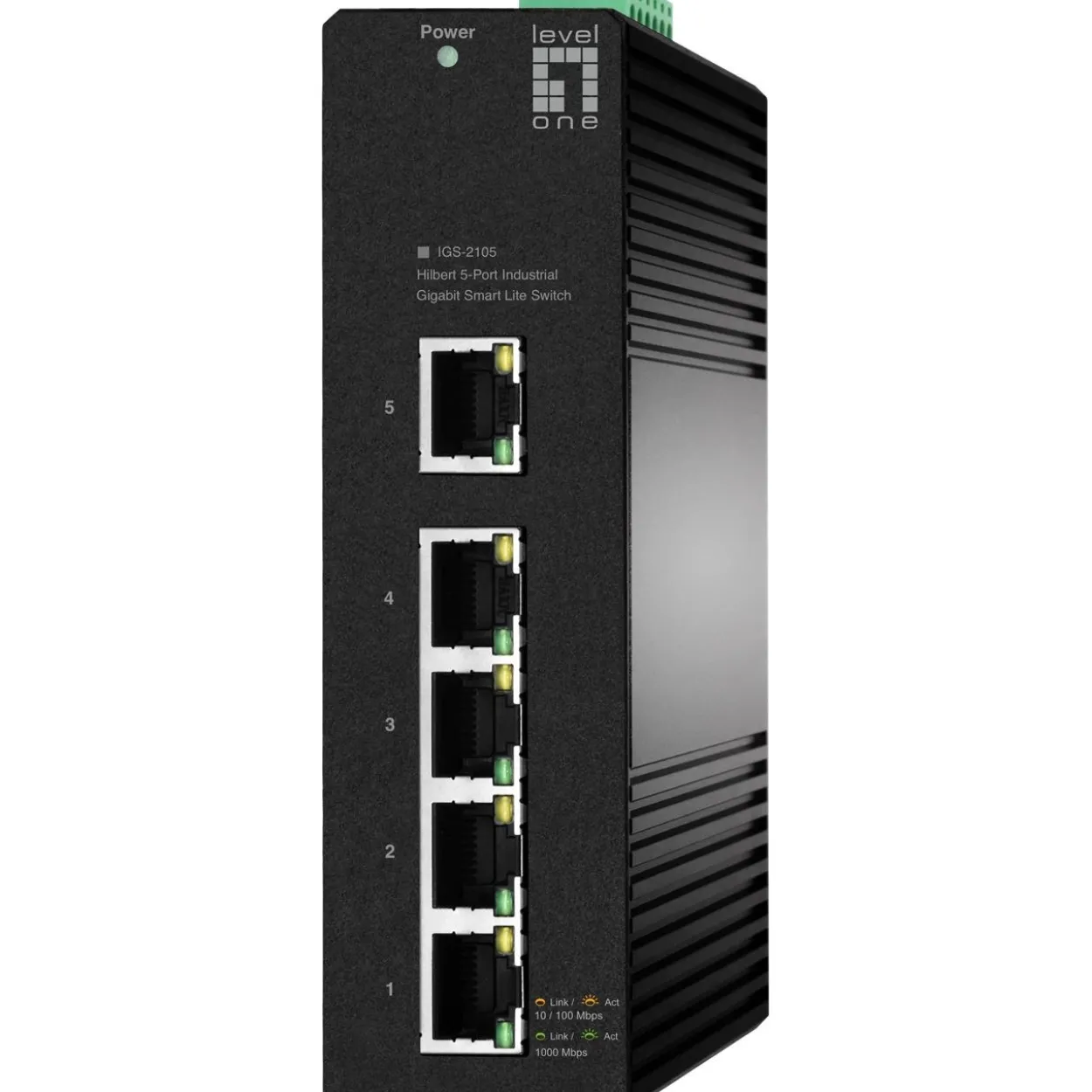 LevelOne Switch 5x GE IGS-2105 1000 BASE-T RJ45 schwarz