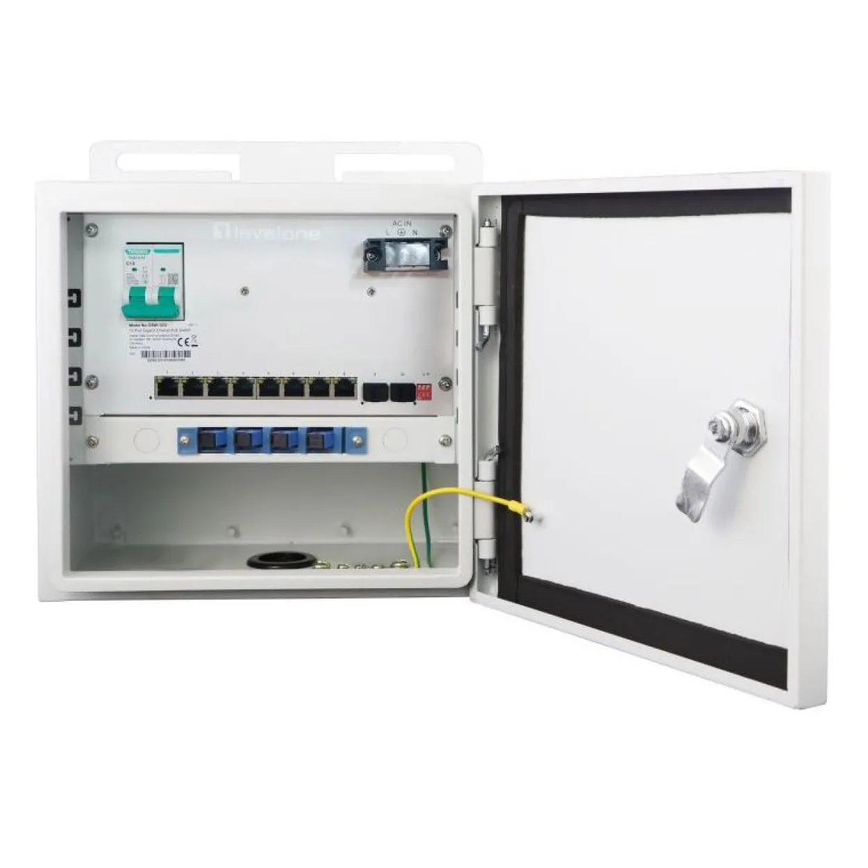 LevelOne Switch 10x GE OSW-1031, 8x Outputs 802.3at/af PoE