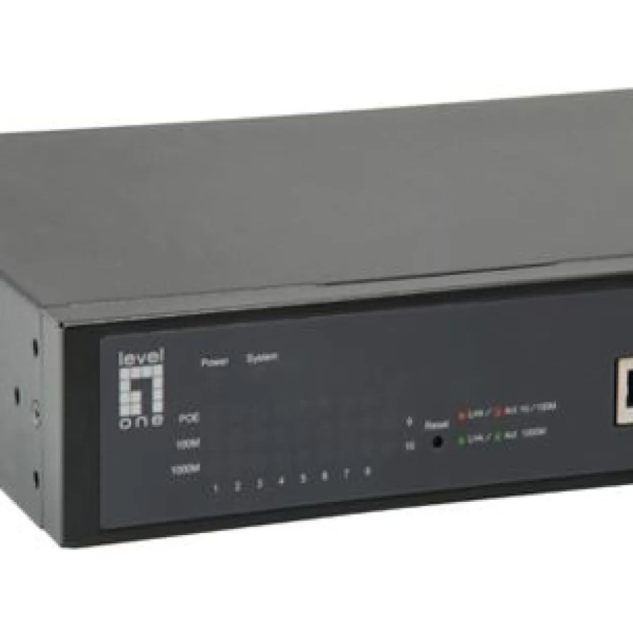 LevelOne Switch 8x PoE GEP-1051 2xGSFP 70W