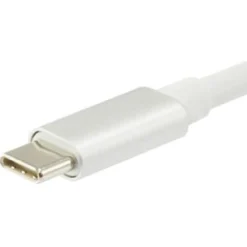 LevelOne USB-C 4-Port USB3.0(3x)+ Gbit(1x) LAN Port, silber