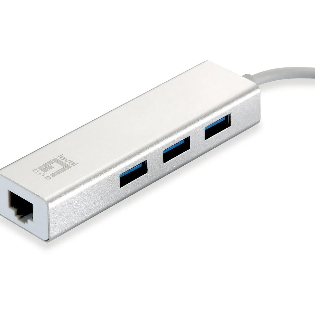 LevelOne USB-Hub Netzwerkadapter 3-Port Wake-on-LAN
