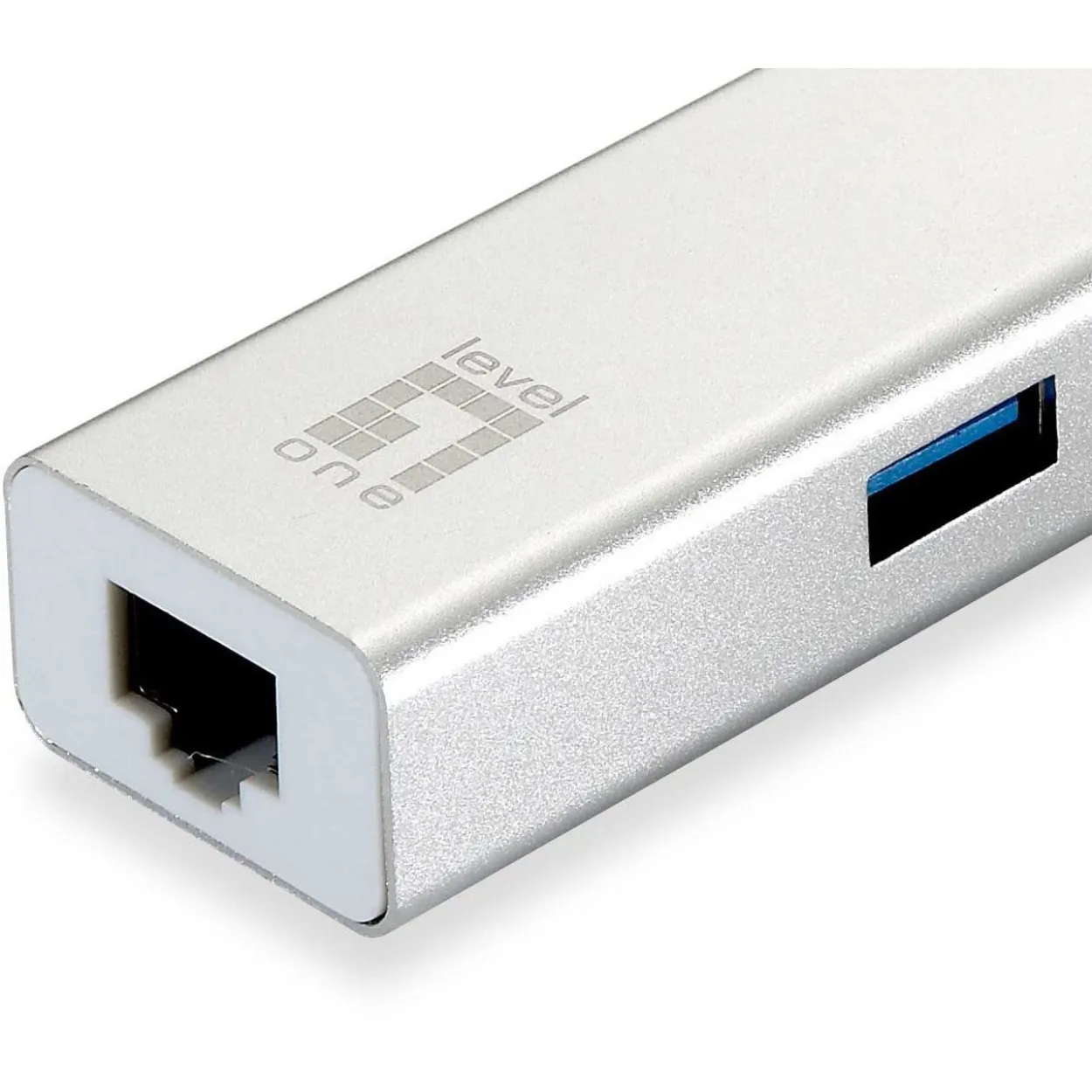 LevelOne USB-Hub Netzwerkadapter 3-Port Wake-on-LAN