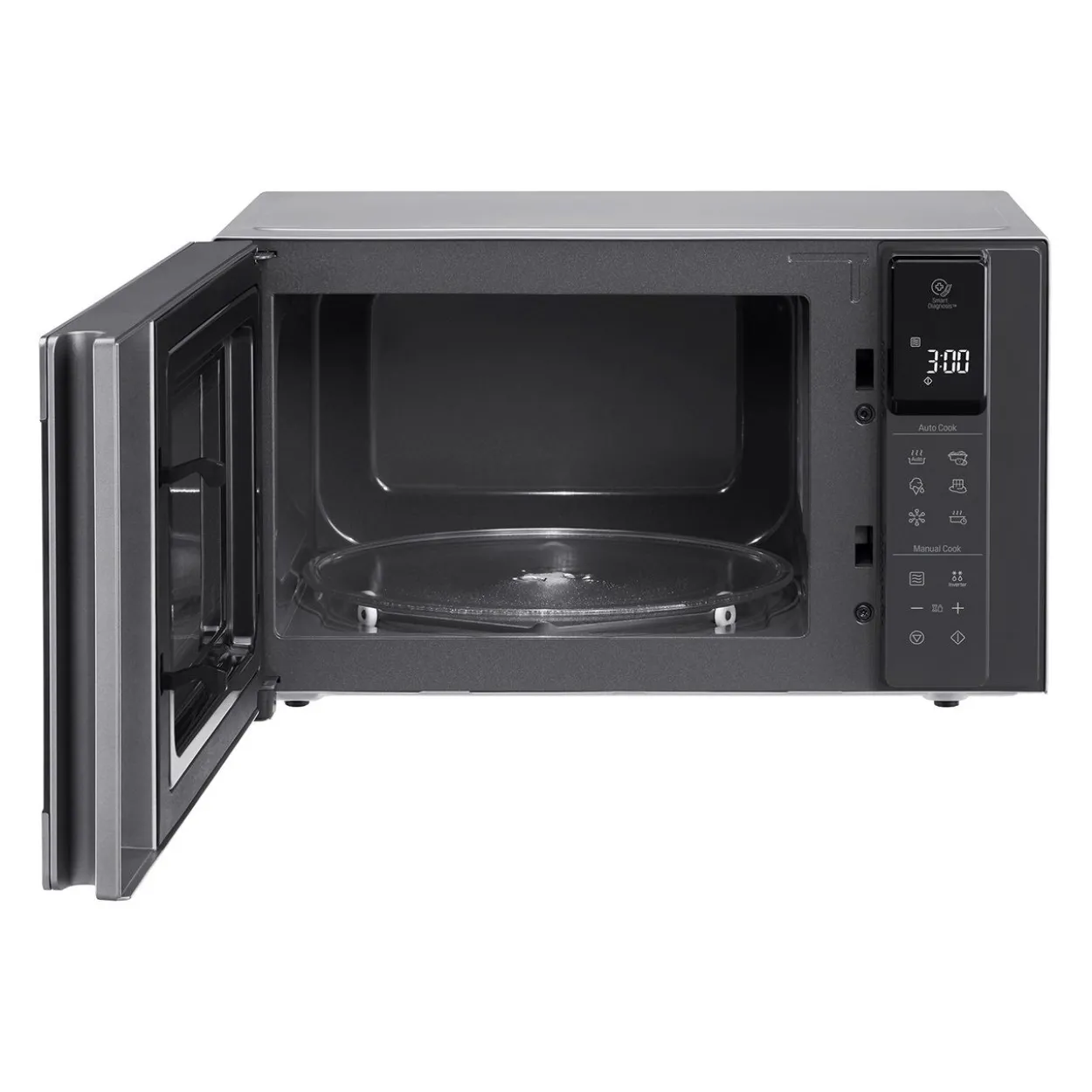 LG Electronics MS2595CIS Smart Inverter Mikrowelle, silber