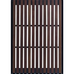 Lian Li DAN Cases A3-mATX Wood Edition Front Panel - Walnuss, schwarz