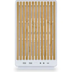 Lian Li Dan Cases A3-mATX Wood Edition Mini Tower ohne Netzteil weiss
