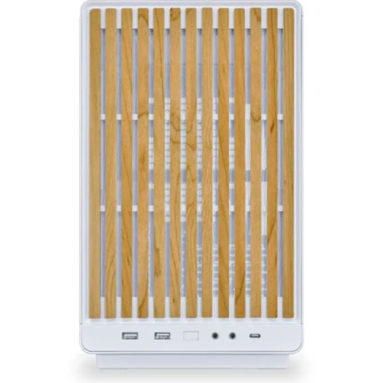 Lian Li Dan Cases A3-mATX Wood Edition Mini Tower ohne Netzteil weiss