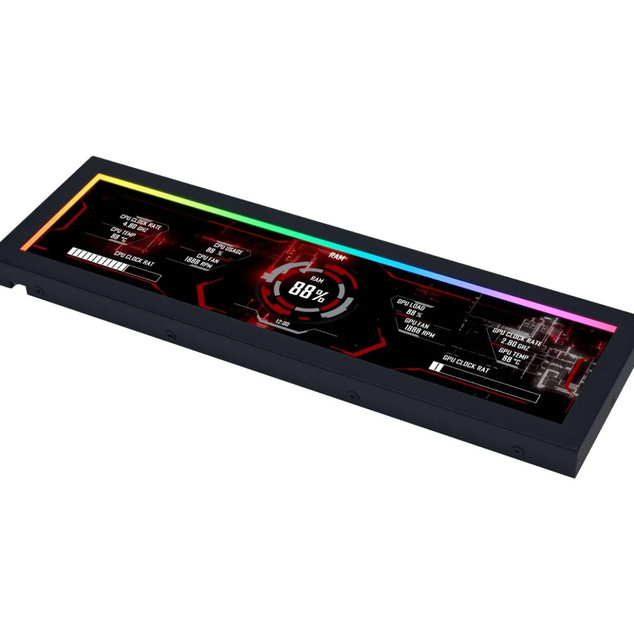 Lian Li 8.8" Universal Screen - schwarz