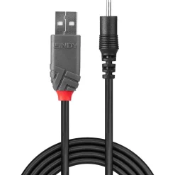 Lindy Adapterkabel USB A St - DC 2,50/0,7mm St 1,5m