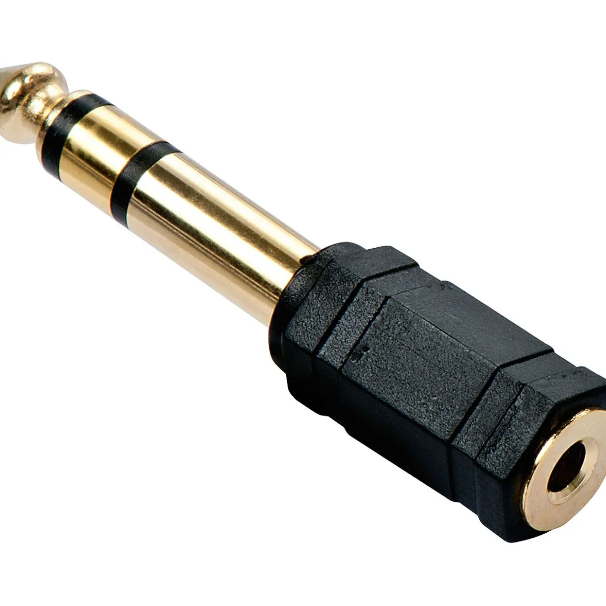 LINDY Audio-Adapter 3,5mm female an 6,3mm male vergoldet