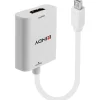 Lindy Displayport 1.2 Adapter Mini Displayport Buchse auf HDMI-Buchse Weiß 4K