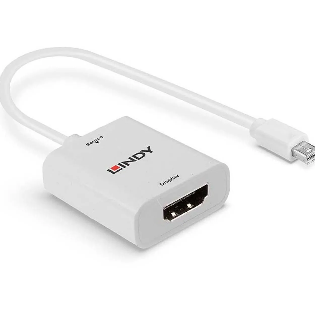 Lindy Displayport 1.2 Adapter Mini Displayport Buchse auf HDMI-Buchse Weiß 4K