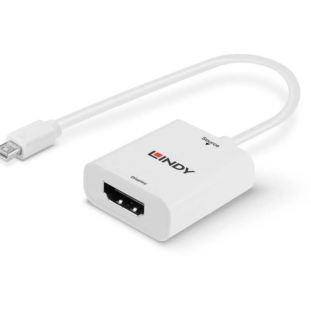 Lindy Displayport 1.2 Adapter Mini Displayport Buchse auf HDMI-Buchse Weiß 4K