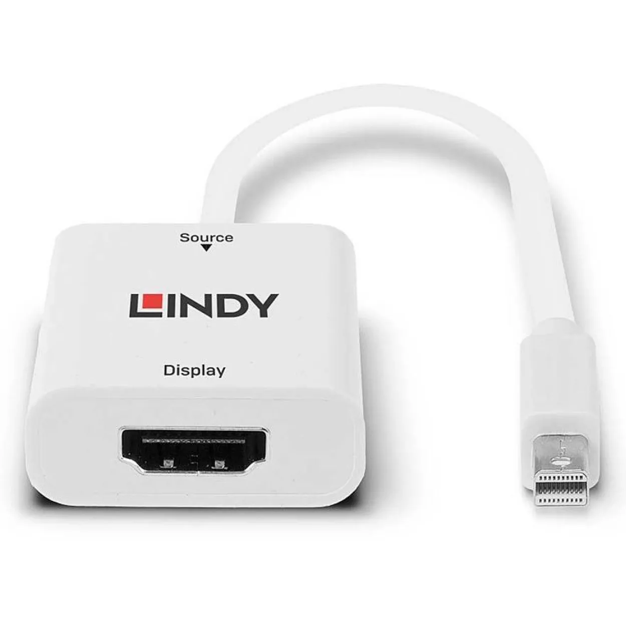 Lindy Displayport 1.2 Adapter Mini Displayport Buchse auf HDMI-Buchse Weiß 4K