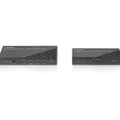 Lindy 70m Cat.6A TypeC & HDMI HDBaseT 3.0 KVM Extender