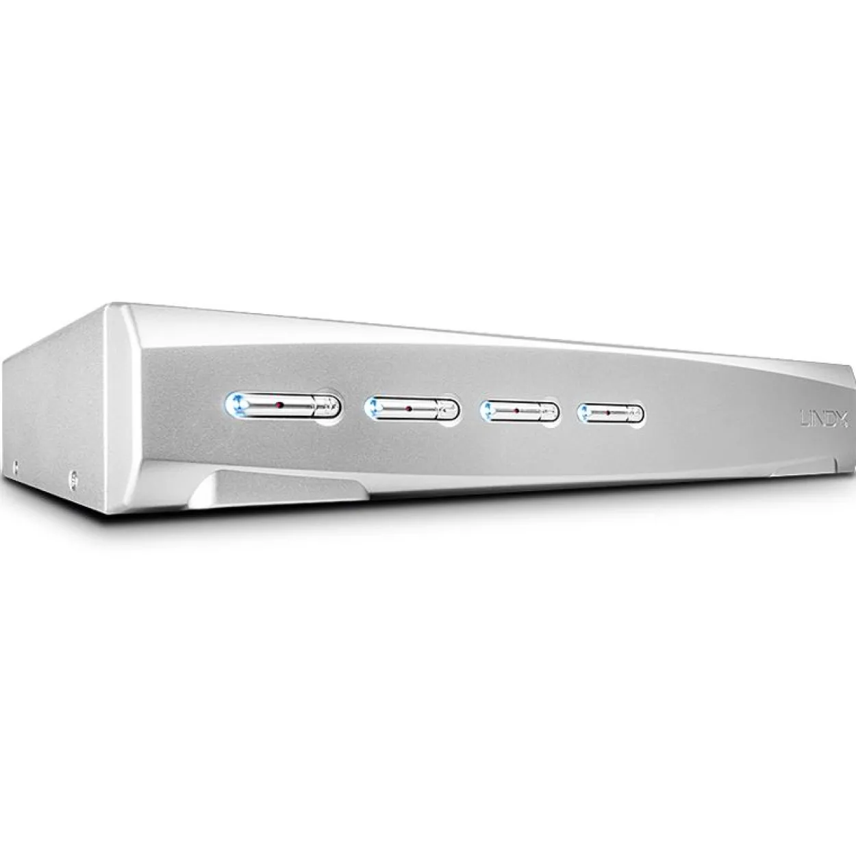 Lindy 4 Port DVI-I Single Link USB 2.0 und Audio KVM Switch Pro