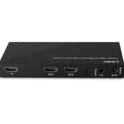 LINDY 2 Port HDMI 8K60 Splitter mit Audio