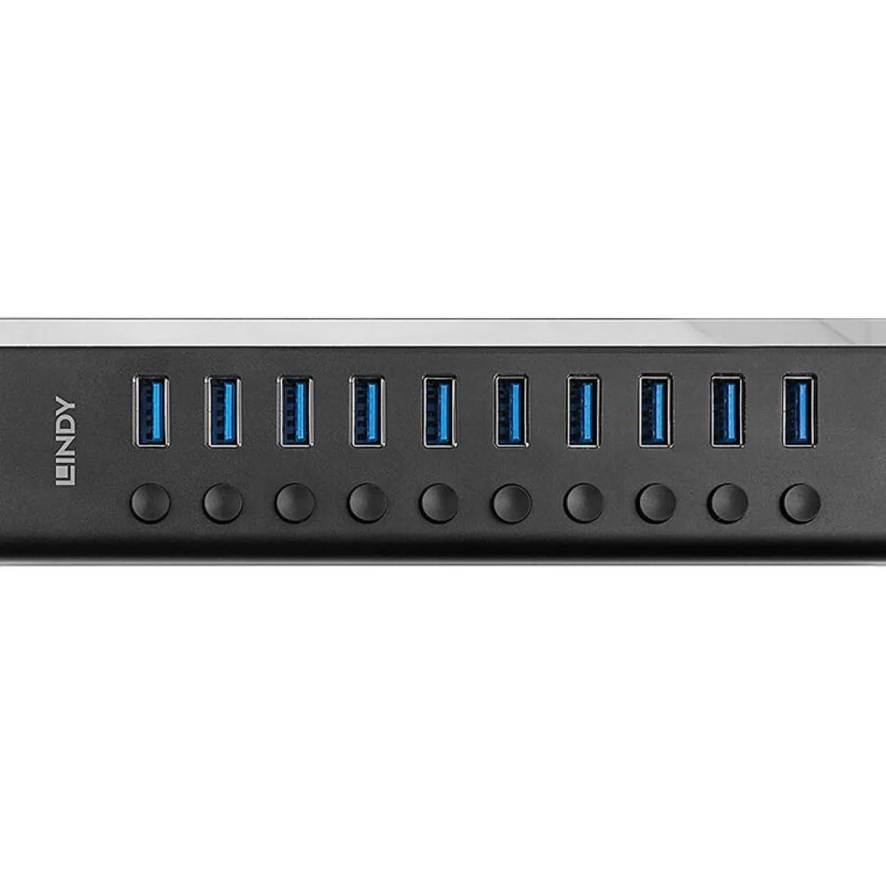 Lindy 10 Port USB 3.0 Hub mit Ein-/Ausschaltern