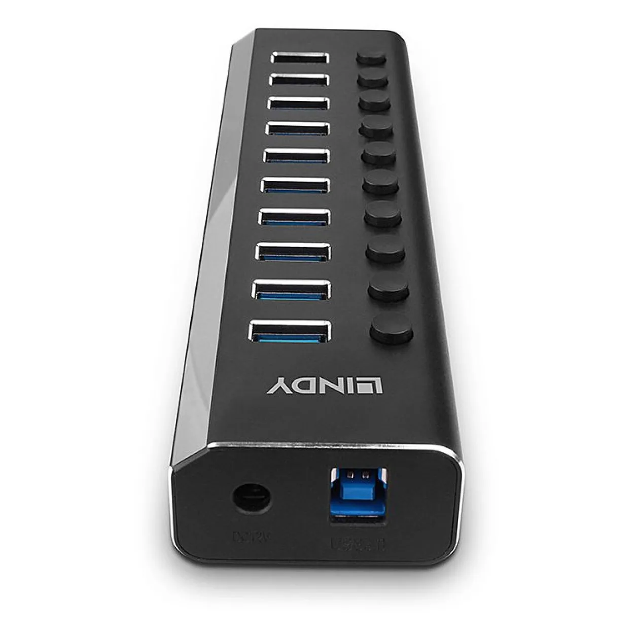 Lindy 10 Port USB 3.0 Hub mit Ein-/Ausschaltern