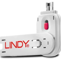 Lindy Schlüssel für USB Port Schloss pink