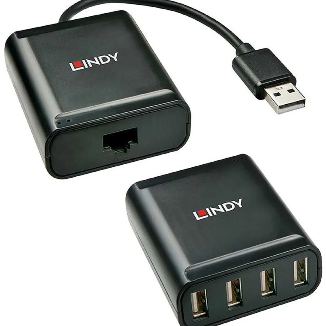 Lindy USB 2.0 Cat.5 Extender 60m, 4 Ports