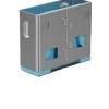 Lindy USB Port Schloss (10 Stück) OHNE Schlüssel: Bblau