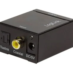 LogiLink Audio Konverter, Digital auf Analog, 3,5 mm/SPDIF/