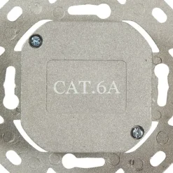 LogiLink CAT 6A Auf und Unterputzdose vollgeschirmt RAL 901