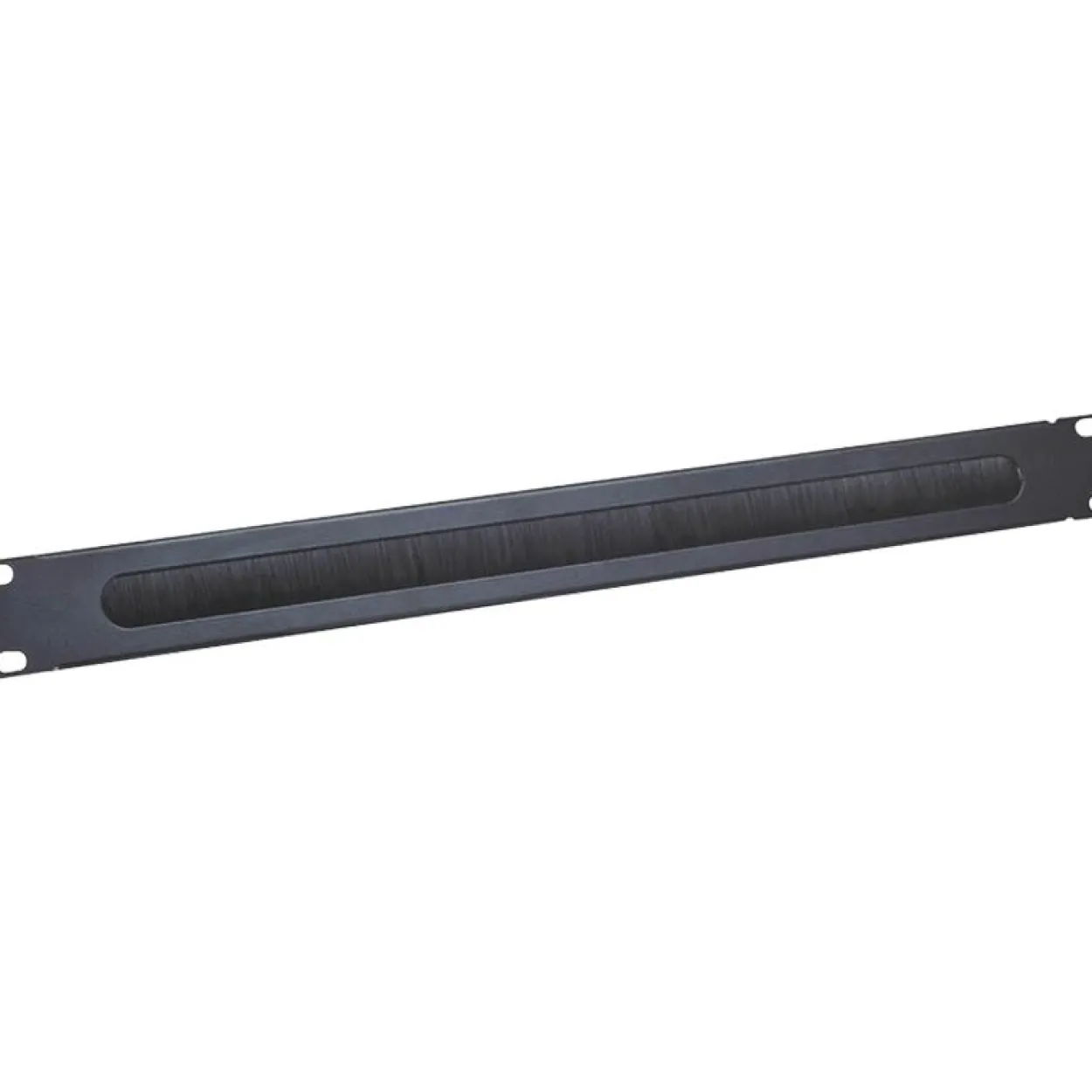 Logilink 19" (48,26cm) Kabeldurchführung 1HE mit Bürsteneinsatz schwarz (ORCEB1B)