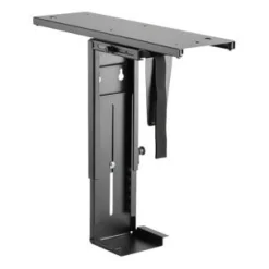LogiLink CPU-Halter, aus Metall, dreh- & ausziehbar, schwarz