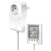 LogiLink Energiekosten-Messgerät m. CO2-Emissionsberechnung & Display-Verlängerungskabel