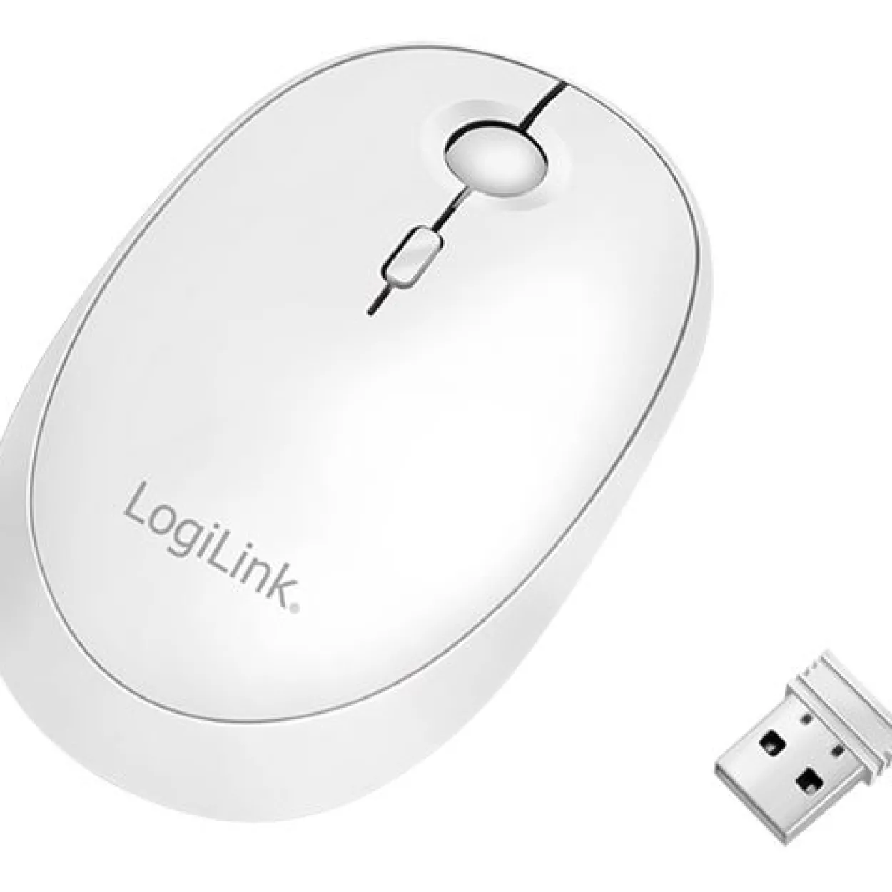 LogiLink ID0205 2.4 GHz & Bluetooth weiß (kabellos)