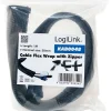 LogiLink Kabelbündler, 1,0 m, Kapazität: 50 mm, schwarz