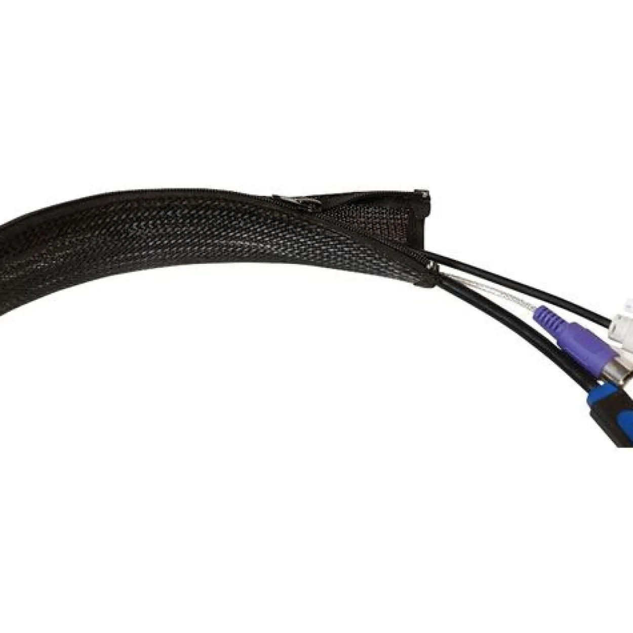 LogiLink Kabelbündler, 1,0 m, Kapazität: 50 mm, schwarz