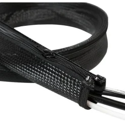 LogiLink Kabelbündler, 1,0 m, Kapazität: 50 mm, schwarz