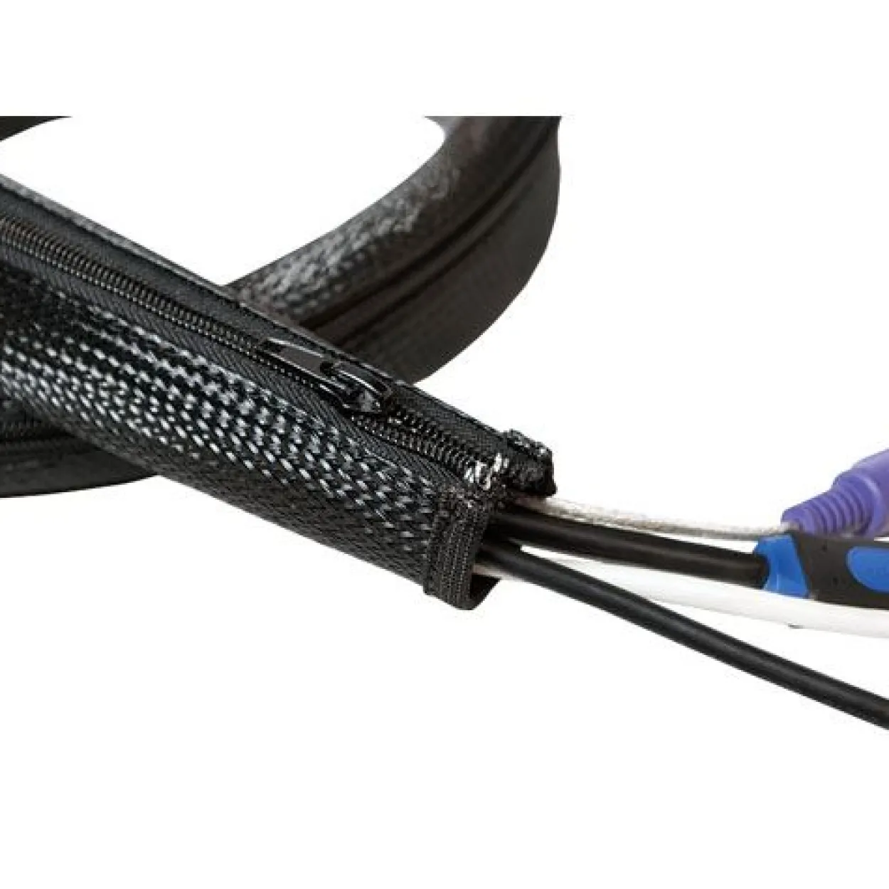 LogiLink Kabelbündler, 1,0 m, Kapazität: 50 mm, schwarz
