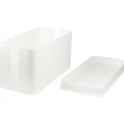 LogiLink Kabelbox "small size", Farbe: weiß