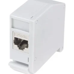 LogiLink Logilink Hutschienenadapter m.Cat.6A-Kupplung,2xRJ45-Buchse