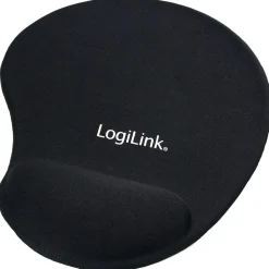 LogiLink Mauspad 200 mm x 200 mm schwarz