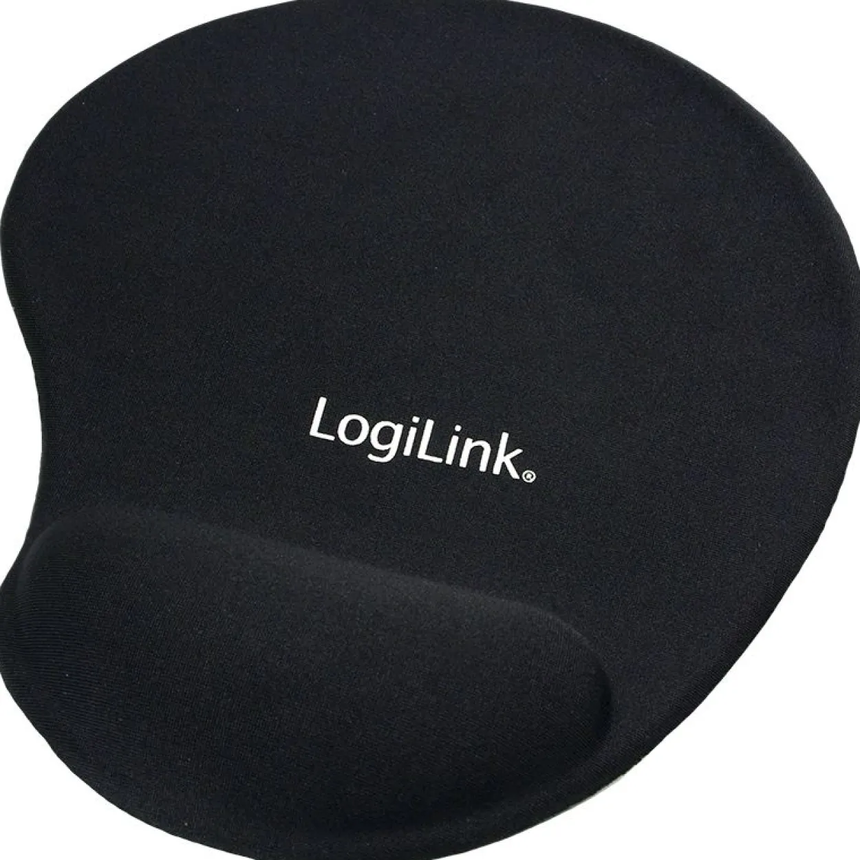 LogiLink Mauspad 200 mm x 200 mm schwarz