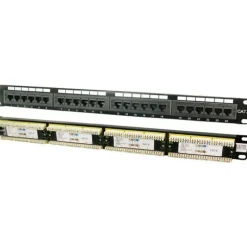 LogiLink 24 Port RJ-45 CAT 6 Patchpanel für 19" Rack (NP0004)