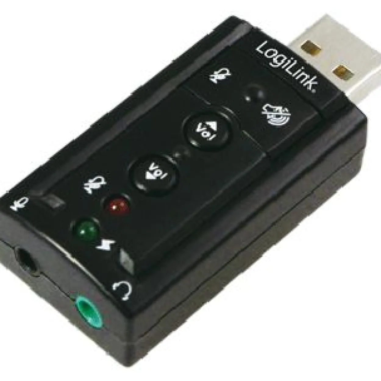 LogiLink Soundkarte mit Virtual 7.1 Soundeffekt USB 2.0