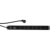 Logilink Steckdosenleiste 19" 8fach IEC320, schwarz