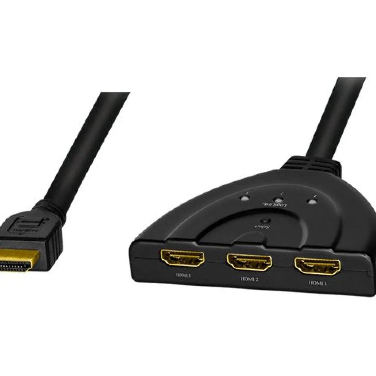 LogiLink Switch HDMI,3-port,bidirekt(1x3/3x1),4K/30Hz,CEC